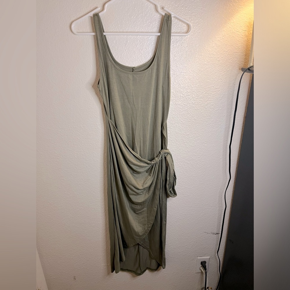 NWOT SHEIN Asymmetrical Wrap Midi Dress